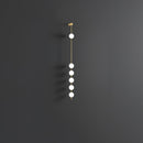 Modern Vertical Sphere Wall Sconce