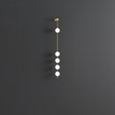 Modern Vertical Sphere Wall Sconce
