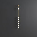 Modern Vertical Sphere Wall Sconce