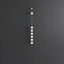 Modern Vertical Sphere Wall Sconce