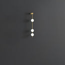 Modern Vertical Sphere Wall Sconce