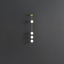 Modern Vertical Sphere Wall Sconce
