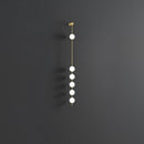 Modern Vertical Sphere Wall Sconce