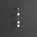Modern Vertical Sphere Wall Sconce