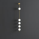 Modern Vertical Sphere Wall Sconce