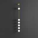 Modern Vertical Sphere Wall Sconce