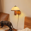 Scandinavian Oak Wood Wall Sconce