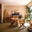 Rice Paper Swag Pendant Light