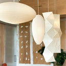 Rice Paper Swag Pendant Light