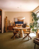 Rice Paper Swag Pendant Light