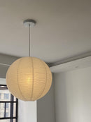 Luminária de teto pendente de papel Washi artesanal