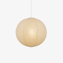 Luminária de teto pendente de papel Washi artesanal