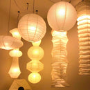 Luminária de teto pendente de papel Washi artesanal