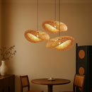 Bohemian Woven Bamboo Pendant Light