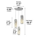 Crystal Cylinder Pendant Lamp