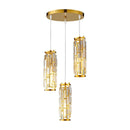 Crystal Cylinder Pendant Lamp