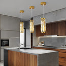 Crystal Cylinder Pendant Lamp