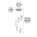 Crystal Cylinder Pendant Lamp