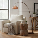 Dome Pull Chain Floor Lamp