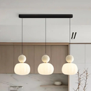 Japandi Sculptural Globe Pendant Light