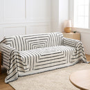 Geometric Frame Sofa Cover