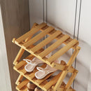 Geometric Tiered Shoe Display Tower