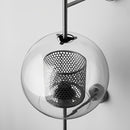 Glass Tube Metal Rod Wall Light