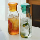 Tinted Top Glass Carafe