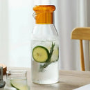Tinted Top Glass Carafe