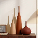 Long Neck Ceramic Vase