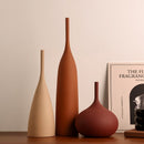 Long Neck Ceramic Vase