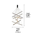 Cross Line Chandelier