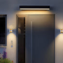 Waterproof LED Outdoor Wall Washer Light – Elegant Modern Black Fixture