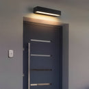 Waterproof LED Outdoor Wall Washer Light – Elegant Modern Black Fixture