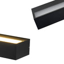 Waterproof LED Outdoor Wall Washer Light – Elegant Modern Black Fixture