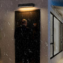 Waterproof LED Outdoor Wall Washer Light – Elegant Modern Black Fixture