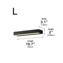 Waterproof LED Outdoor Wall Washer Light – Elegant Modern Black Fixture