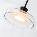 Glass Disc Pendant Light