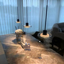 Glass Disc Pendant Light