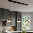Glass Disc Pendant Light