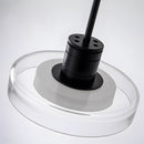 Glass Disc Pendant Light