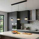 Glass Disc Pendant Light