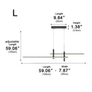 Slim Linear Pendant Lamp