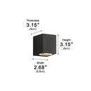 Minimal Rectangular Beam Wall Light