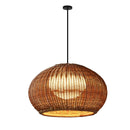 Woven Dome Rattan Pendant Light