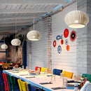Woven Dome Rattan Pendant Light
