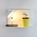 Floating Wall Light Charging Shelf
