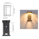 Water Glass Outdoor Wall Light