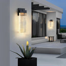 Clear Glass Column Wall Light