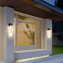 Clear Glass Column Wall Light